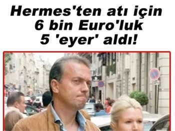 CEM UZAN'DAN ATI İÇİN BİR SERVET ÖDEDİ..