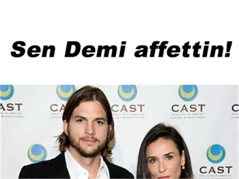 DEMI MOORE VE ASHTON KUTCHER BARIŞTI!