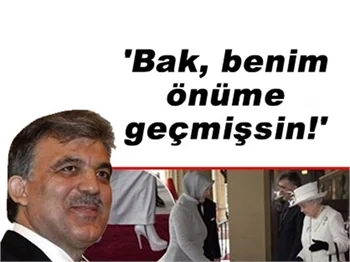 ABDULLAH GÜL'DEN EŞİNE ESPRİLİ GÖNDERME!