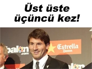 'ALTIN TOP'A LIONEL MESSI DAMGASI!