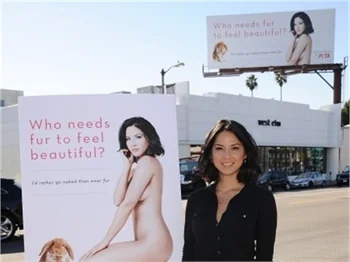 Seksi Olivia Munn PETA için soyundu!