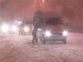 İstanbul'dan kar manzarları...