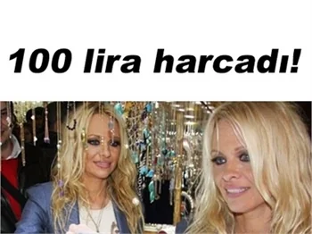 PAMELA ANDERSON KAPALIÇARŞI'YI GEZDİ!