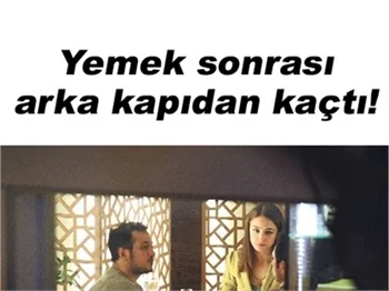 SARP APAK, EVA DEDOVA’YLA BAŞ BAŞA YEMEK YEDİ!