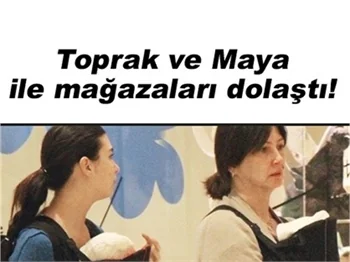 TUBA BÜYÜKÜSTÜN İKİZLERİYLE ALIŞVERİŞTE!