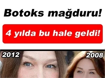 CARLA BRUNİ'YE EVLİLİK YARAMADI!