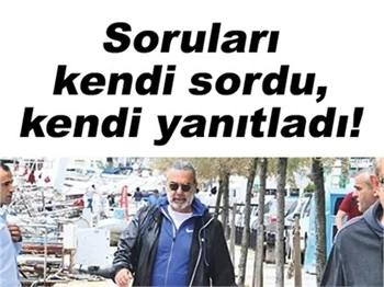 ALİ TARAN, GAZETECİLERE FIRSAT VERMEDİ!