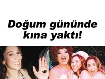 SİBEL KEKİLLİ CAHİDE'DE EĞLENDİ!