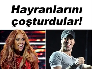 JENNIFER LOPEZ VE ENRIQUE IGLESIAS'TAN DEV KONSER!