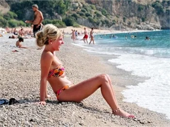 Ölüdeniz'de bayram bereketi yaşandı