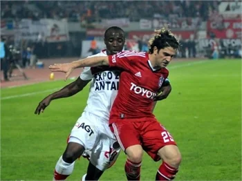 Beşiktaş-Antalya maçından kareler!