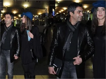 Necati Şaşmaz eşiyle balayına çıktı!