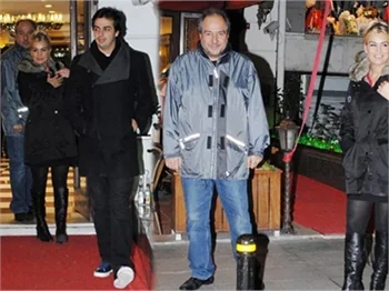 Sibel Turnagöl'ün oğlu, üvey babasıyla aynı karede!