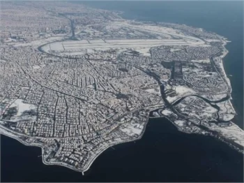 İstanbul gökyüzünden böyle görünüyor