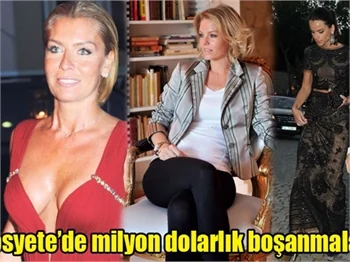 Cemiyet hayatında milyon dolarlık boşanmalar!