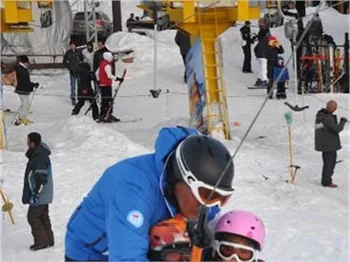 Şimdi çocukların Uludağ'da kayak öğrenme zamanı