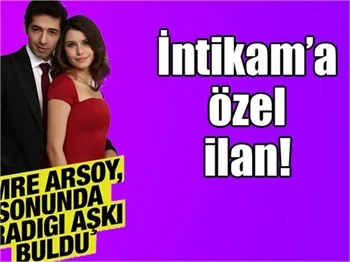 İntikam dizisine özel ilan!