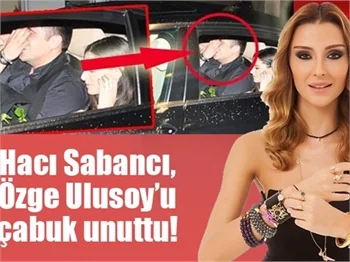 Hacı, Özge'yi çabuk unuttu!