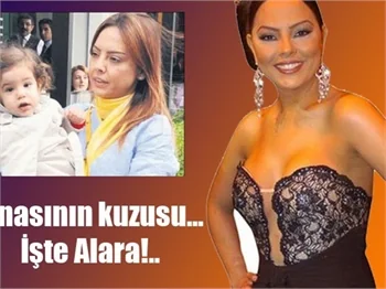 İşte Ebru Gündeş ve kızı Alara...