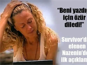 Survivor Nazenin'den elenme açıklaması!
