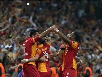 Galatasaray'ın şampiyonluk maçından kareler!