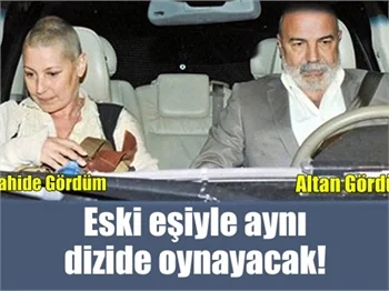 Eski eşiyle aynı dizide oynayacak