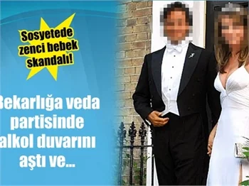 Sosyetede zenci bebek skandalı!
