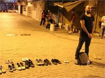 Beşiktaş'ta duran adam!