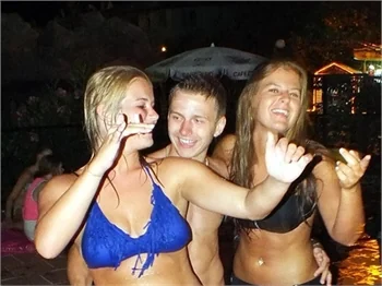 Marmaris'te ıslak parti!