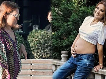 Demet Akalın'ın karnı iyice büyüdü!