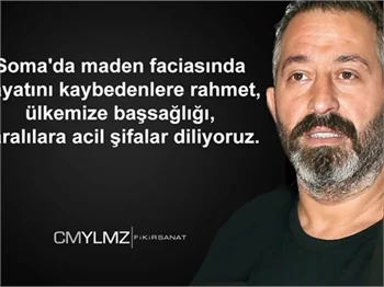Cem Yılmaz'ın Soma mesajı!