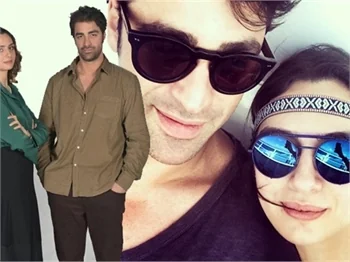 Birce Akalay ve Sarp Levendoğlu'ndan aşk pozu!