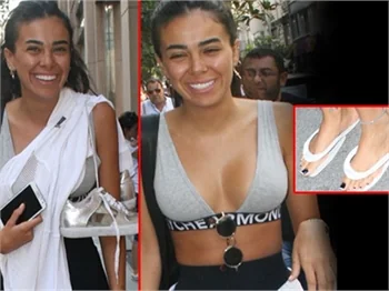 Asena Erkin'den tuhaf hareketler!