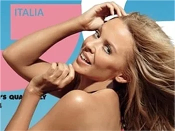 Kylie Minogue'dan cesur pozlar!