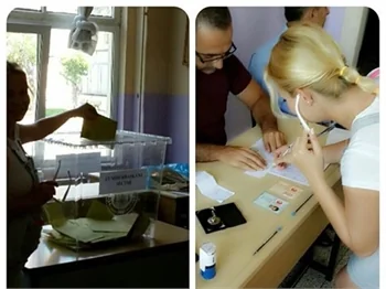 Ünlüler sandık başında!