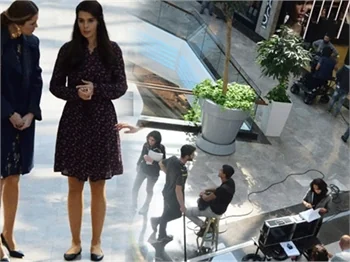 Hatice Şendil ilk molada alışverişe koştu!