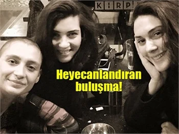 Tuba Büyüküstün ve Bergüzar Korel'in heyecanlandıran buluşması!