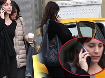 Taze gelin Nazlı Çelik alışverişte!