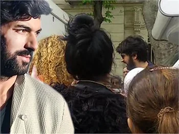 Engin Akyürek hayranları seti bastı!