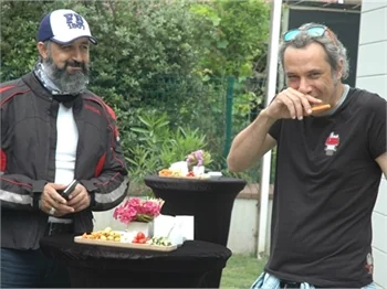 Filinta ekibi yemekte toplandı