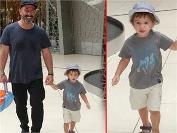 Cem Yılmaz oğlunun hasretine dayanamadı!