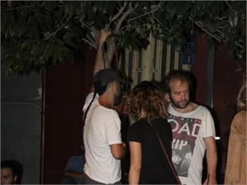 Rıza Kocaoğlu sevgilisi Eylül Su Sapan ile Nişantaşı'nda