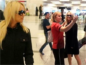 Pamela Anderson İstanbul'da