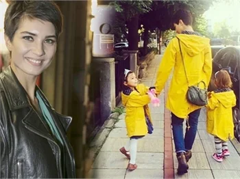 Tuba Büyüküstün okul yolunda!