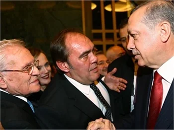 Cumhurbaşkanlığı Sarayı'ndaki resepsiyondan kareler