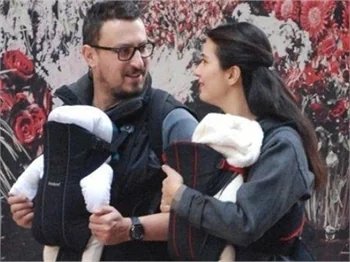 Tuba Büyüküstün ve Onur Saylak çiftin'in ikizlerinin yeni hali!