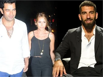 Sinem-Kenan çifti, Arda Turan'ı görünce..