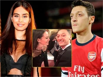 Mesut Özil'den Amine Gülşe'ye aşk çalımı