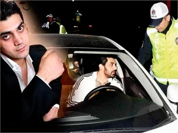 Popstar Bayhan trafik polisine takıldı