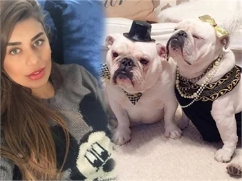 Ebru Şancı'nın köpekleri manken oldu!